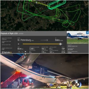 بازگشت اضطراری ایرباس A۳۲۰ آذربایجان به سن‌پترزبورگ